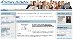 Desktop Screenshot of freelance-market.de
